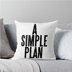 A Simple Black Throw Pillow
