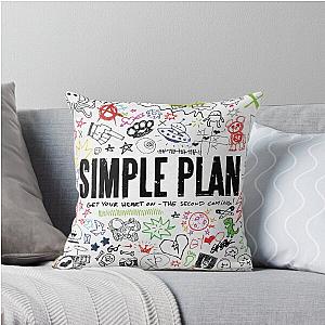 Get Your Simple Plan Heart On Cover Throw Pillow