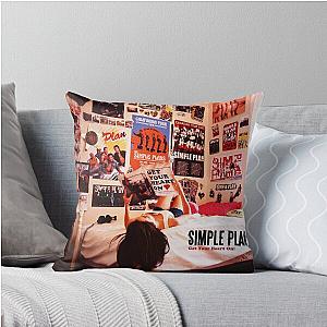 Get Your Simple Heart On Throw Pillow