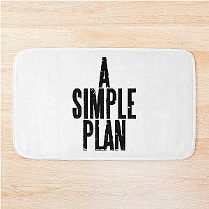 A Simple Plan Black Bath Mat