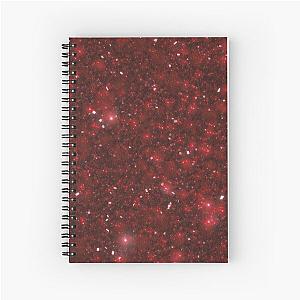 Glitter Simply Red Spiral Notebook