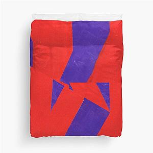 Simply Red and Purple Layered Duvet Cover