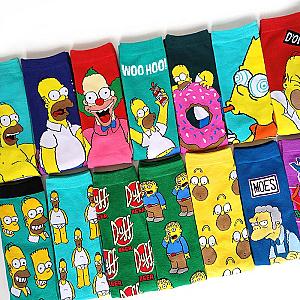 The Simpsons Cartoon Funny 3D Socks