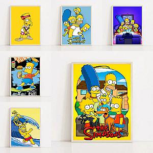 The Simpson Cartoon Decorative Painting Posters