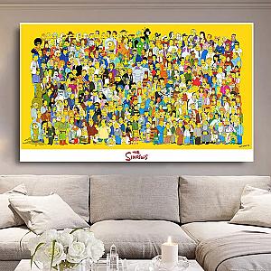 The Simpsons All Figure Wall Painting Decor Poster