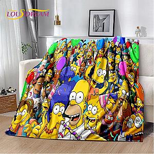 The Simpsons Cartoon 3D Blankets