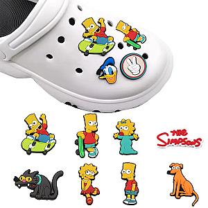 The Simpsons Cute Characters Cartoon Shoe Charms Crocs