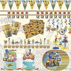The Simpsons Themed Birthday Party Decorating Supplies
