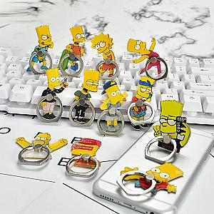 The Simpsons Cartoon Ring Buckle Mobile Phone Accessories