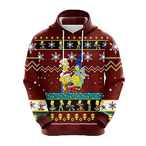 Simpson Family Christmas Noel Hoodie Blue – Cute Thanksgiving Gift