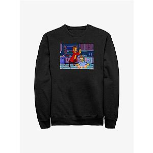 The Simpsons Sweatshirts - The Simpsons Homer Hell Crew Sweatshirt