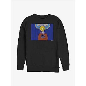 The Simpsons Sweatshirts - The Simpsons Future President Lisa Crew Sweatshirt