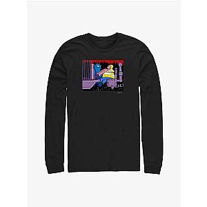 The Simpsons Long Sleeves - The Simpsons Devil Feeding Homer Long-Sleeve T-Shirt