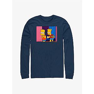 The Simpsons Long Sleeves - The Simpsons Double Bart Long-Sleeve T-Shirt