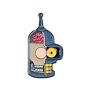 The Simpsons Pins - The Simpsons Robot Brain Pin