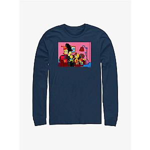 The Simpsons Long Sleeves - The Simpsons Horror Couch Long-Sleeve T-Shirt