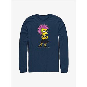 The Simpsons Long Sleeves - The Simpsons Lisa Punk Long-Sleeve T-Shirt