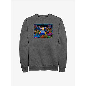 The Simpsons Sweatshirts - The Simpsons Skeleton Theatre Crew Sweatshirt