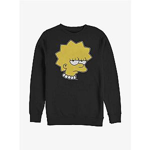The Simpsons Sweatshirts - The Simpsons Unamused Lisa Crew Sweatshirt