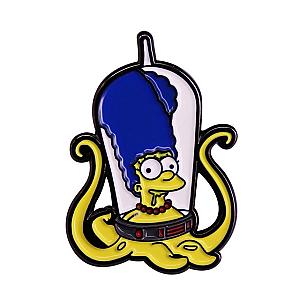 The Simpsons Pins - The Simpsons The Blue Hair Octopus Pin