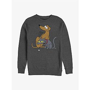 The Simpsons Sweatshirts - The Simpsons Family Pets Crew Sweatshirt