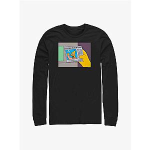 The Simpsons Long Sleeves - The Simpsons Old Man Yells Long-Sleeve T-Shirt