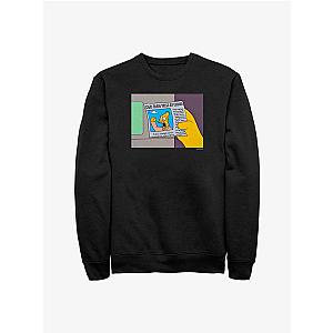 The Simpsons Sweatshirts - The Simpsons Old Man Yells Crew Sweatshirt