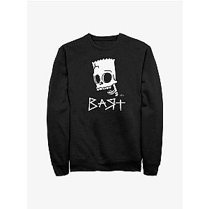 The Simpsons Sweatshirts - The Simpsons Bart Punk Crew Sweatshirt