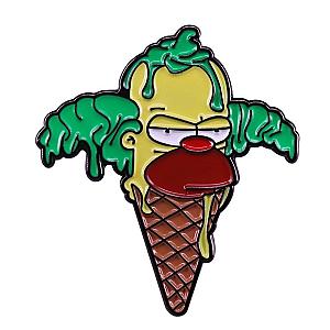 The Simpsons Pins - The Simpsons Clown Ice-cream Pin