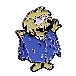 The Simpsons Pins - The Simpsons Blue Feather Coat Pin