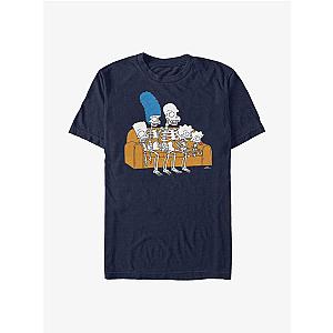 The Simpsons T-Shirts - The Simpsons Skeleton Family Couch T-Shirt