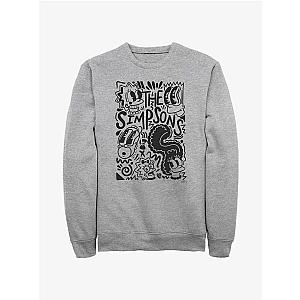 The Simpsons Sweatshirts - The Simpsons Pop Art Family Sweatshirt