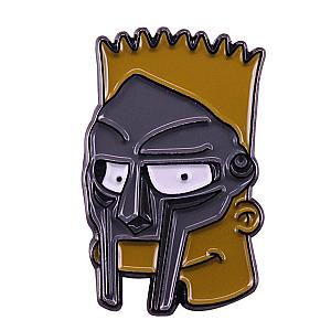 The Simpsons Pins - The Simpsons Metal Mask Pin