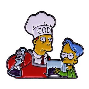 The Simpsons Pins - The Simpsons God Chef Pin