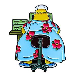 The Simpsons Pins - The Simpsons Working Mode On Pin