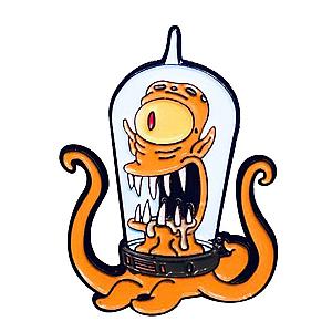 The Simpsons Pins - The Simpsons Octopus Glass Pin