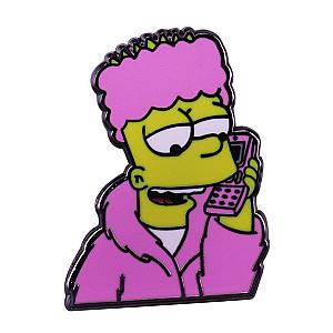 The Simpsons Pins - The Simpsons Eat The Pizza Pin