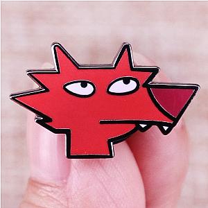 The Simpsons Pins - The Simpsons Orange Fox Pin