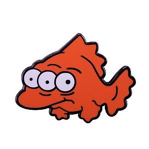 The Simpsons Pins - The Simpsons Orange Fish Pin