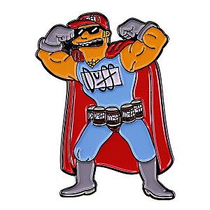 The Simpsons Pins - The Simpsons Superman Duff Pin