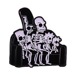 The Simpsons Pins - The Simpsons Skeleton Pin