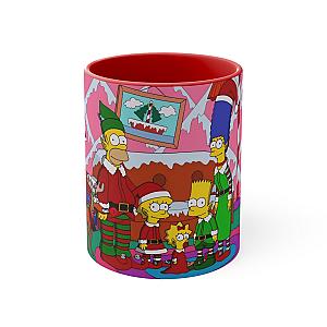 The Simpsons Christmas Cartoon Coffee Mug