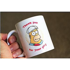 Thank You For Your Pity King Size Homer Simpsons Mug