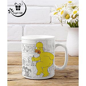Simpsons Homer And Bart Simpson Ceramic Mug,
