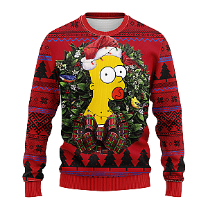 Bart Simpson Ugly Christmas Sweater for Baby, Thanksgiving Gift