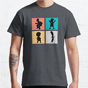 The Simpsons T-Shirts - Family Squares Light Classic T-Shirt