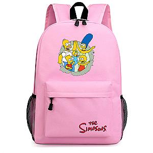 The Simpsons Backpacks - The Simpsons Canvas Backpack Anime Student Schoolbag