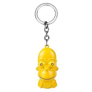The Simpsons Keychains - Cartoon Figure Toy Bart Simpson Pendants Keychain