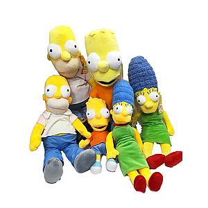 The Simpsons Plushies - 22-55cm The Simpsons Kawaii kids Toys Plush