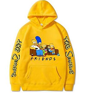 The Simpsons Friends Long Sleeves Pullover Hoodie